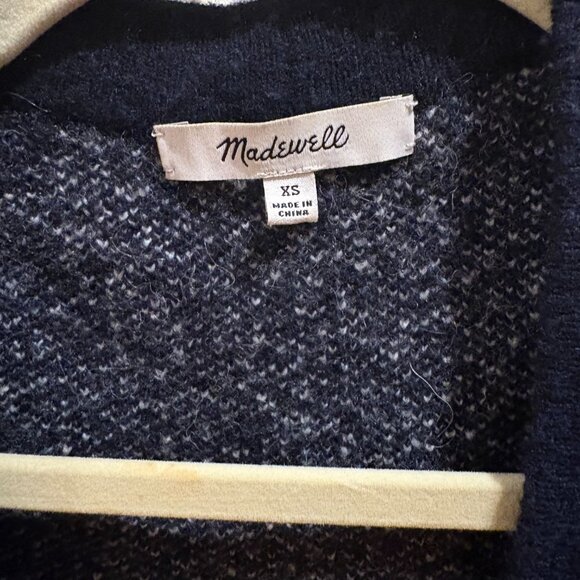 Madewell Blue Cardigan - Picture 3 of 5